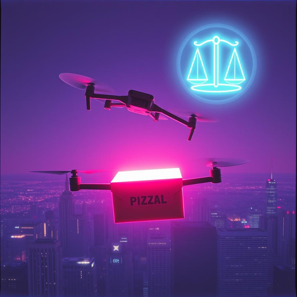 Pizza in Minutes. Justice in Years. by VJ the AiMan — cover artwork