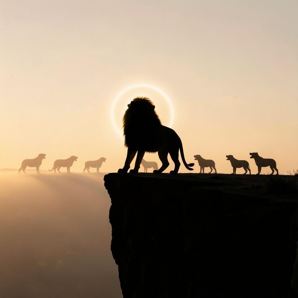 1Lion vs 7Dogs | Meaningful Podcast by VJ the AiMan by VJ the AiMan — cover artwork