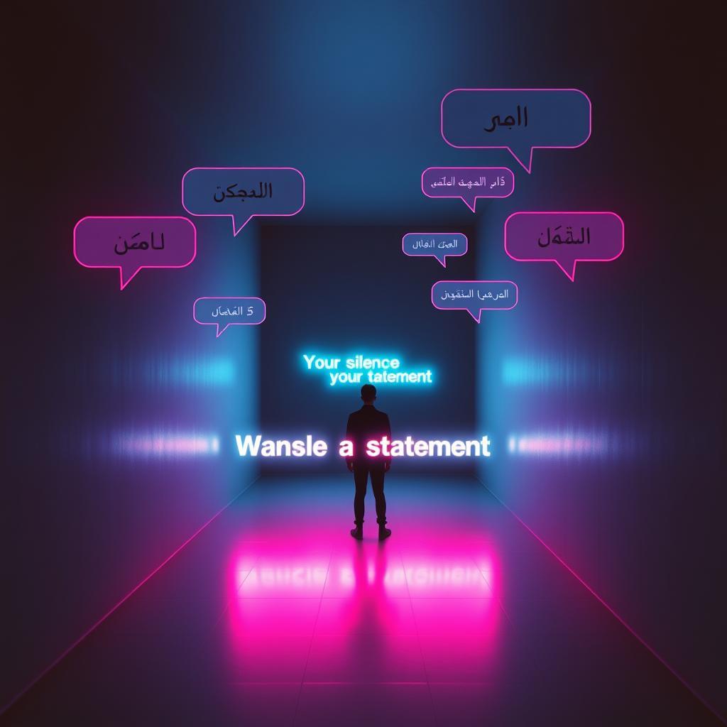 Your Silence Is a Statement | سكوتك رسالة by VJ the AiMan — cover artwork