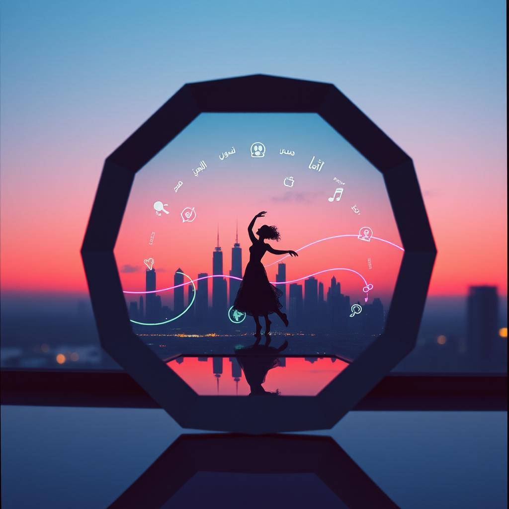 Flashy Views. Fake Vibes. – مشاعر مزيفة by VJ the AiMan — cover artwork