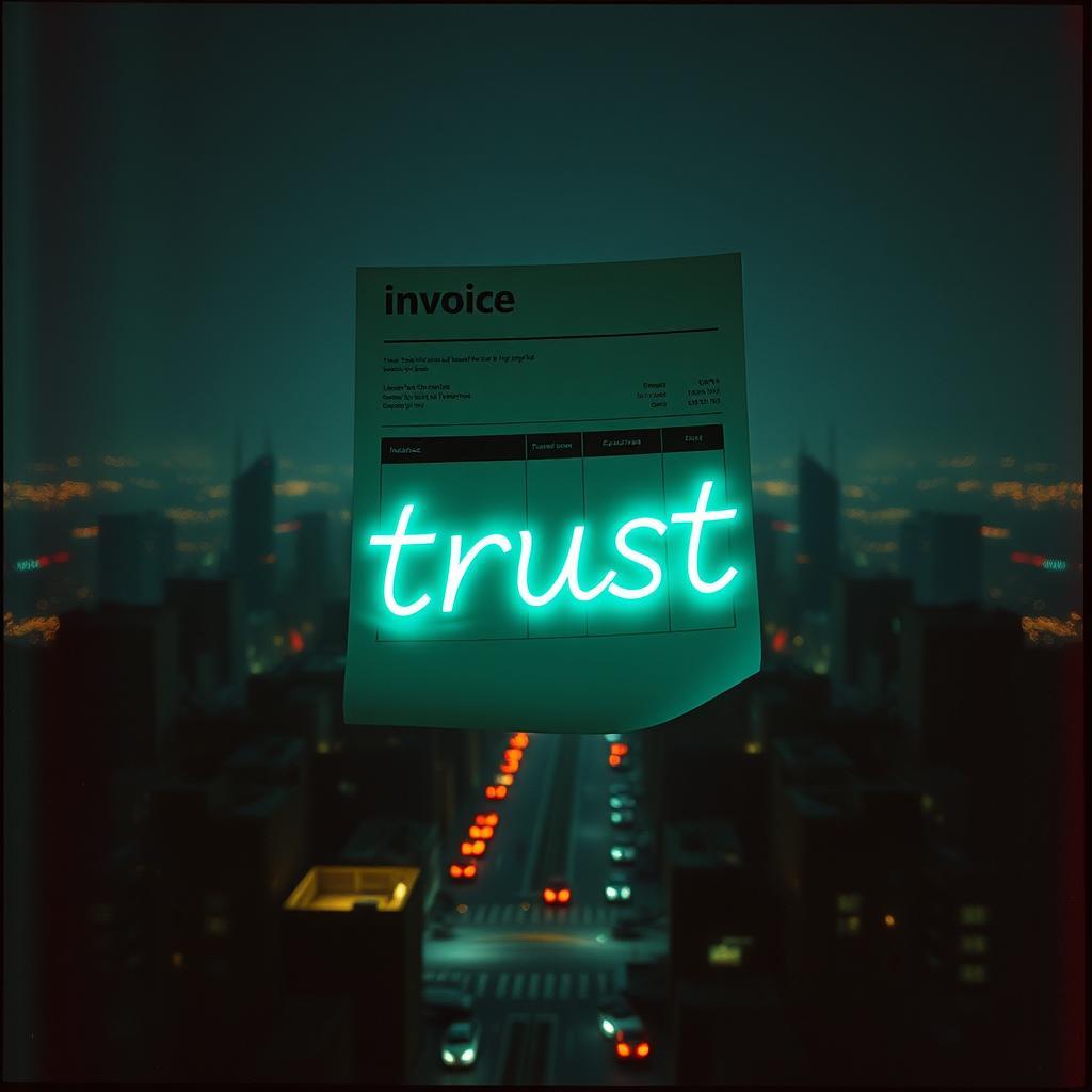 Trust on Invoice (ثقة على فاتورة) by VJ the AiMan — cover artwork