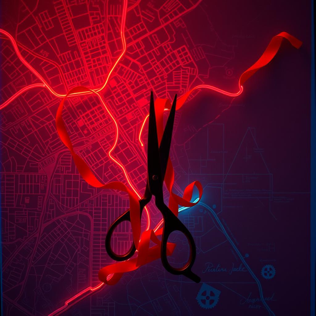 Two Thousand Cuts (To Red Tape) by VJ the AiMan — cover artwork