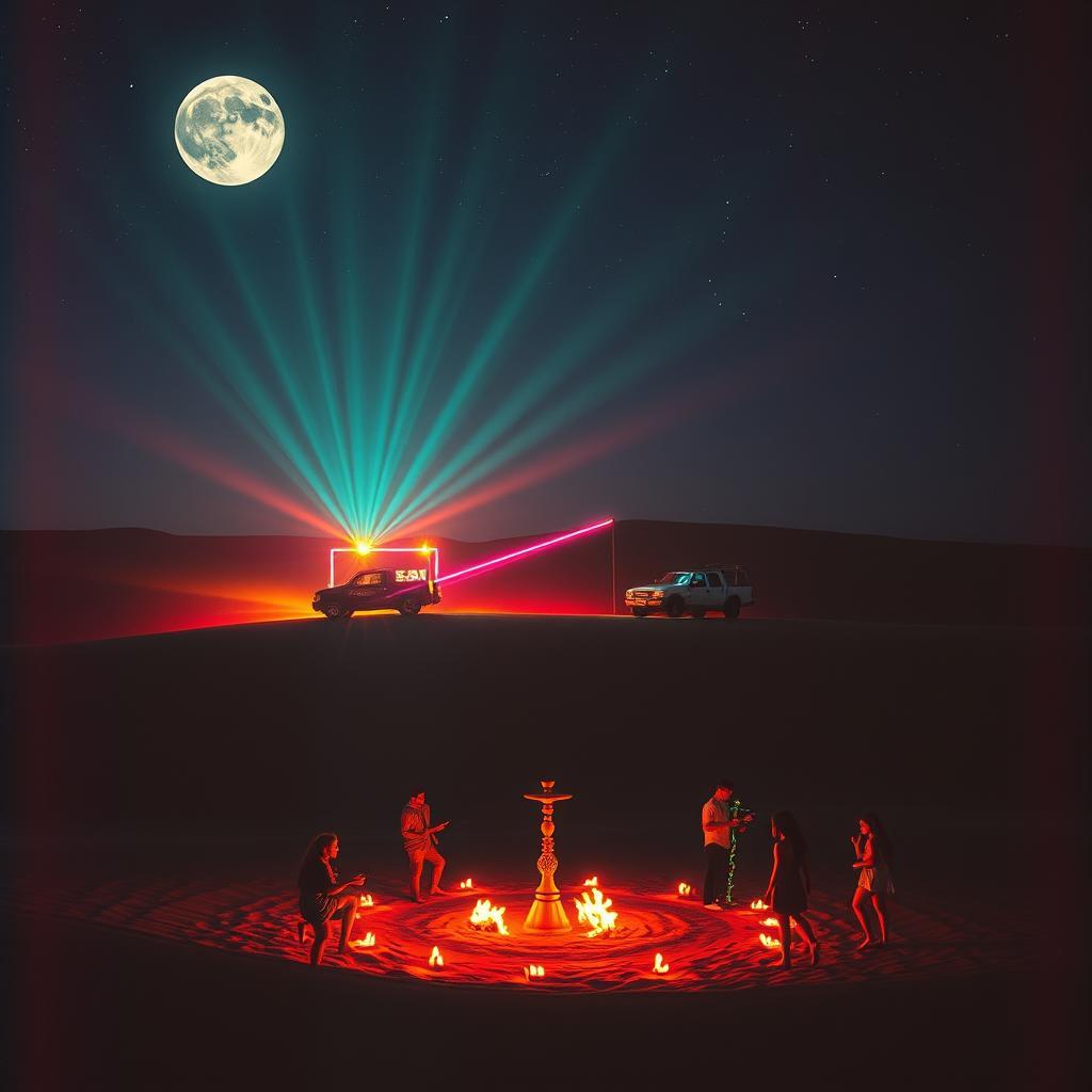 Desert Rave – حفلة في الصحرا by VJ the AiMan — cover artwork
