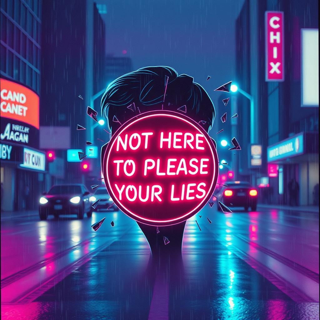 Not Here to Please Your Lies by VJ the AiMan — cover artwork