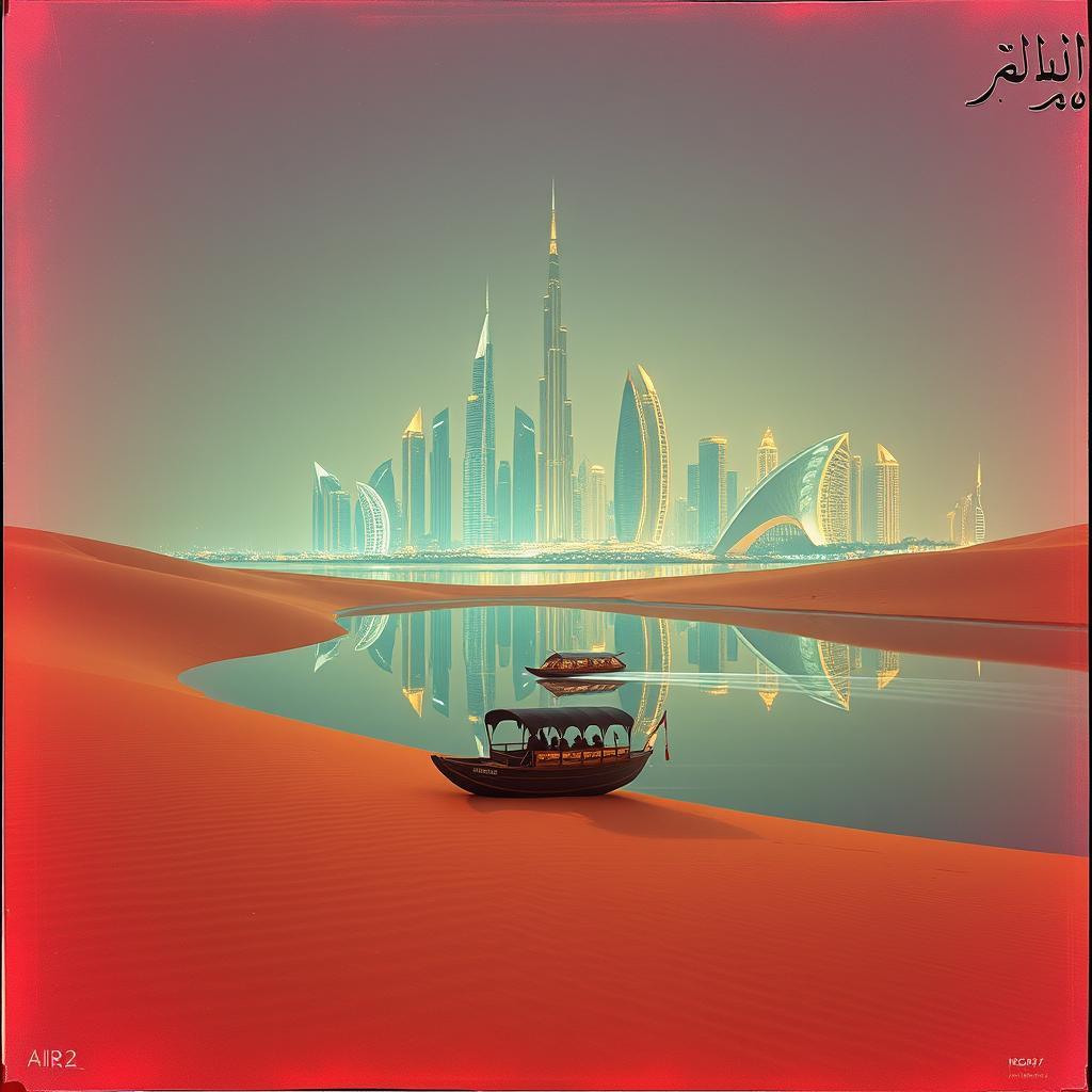 Dubai Lights, Emirati Soul – أضواء دبي وروح إماراتية by VJ the AiMan — cover artwork
