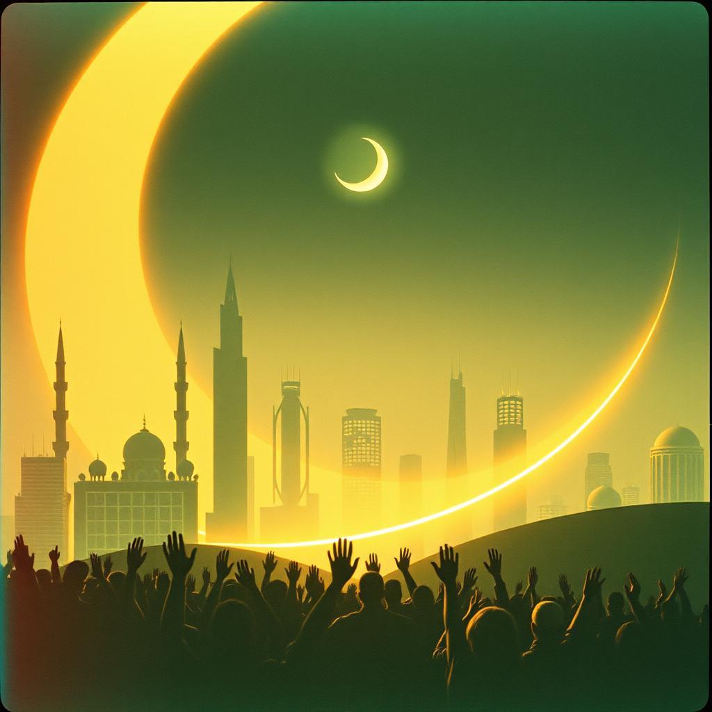 We Stand for the Crescent Sky – نقف تحت هلال السماء by VJ the AiMan — cover artwork