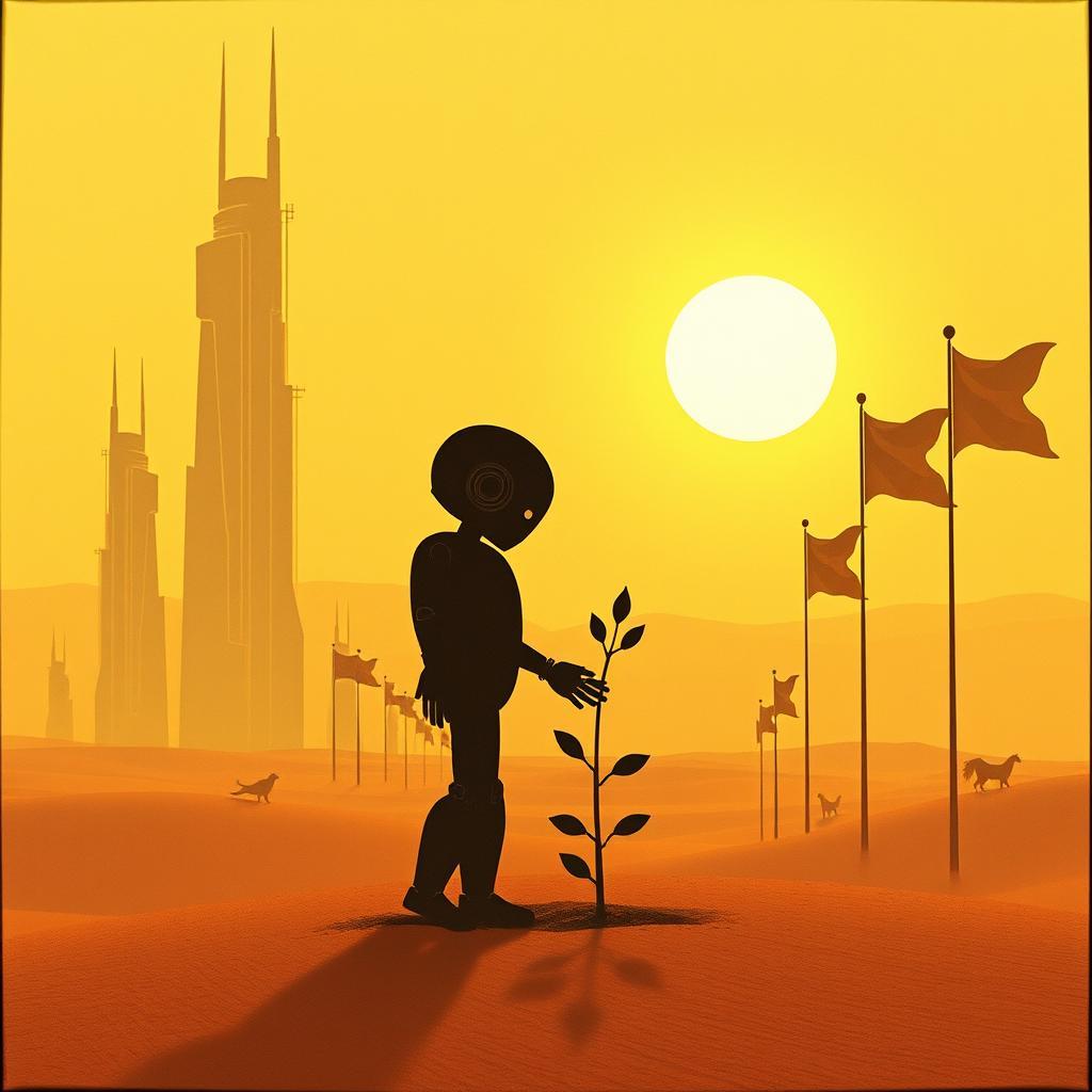 Our Tomorrow Begins Here – من هنا يبدأ الغد by VJ the AiMan — cover artwork