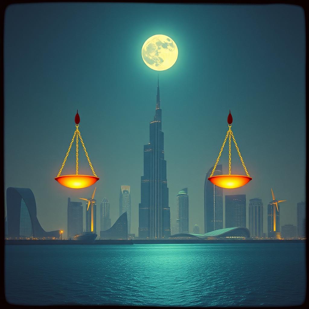 Bur Dubai Nights, Courtroom Days by VJ the AiMan — cover artwork