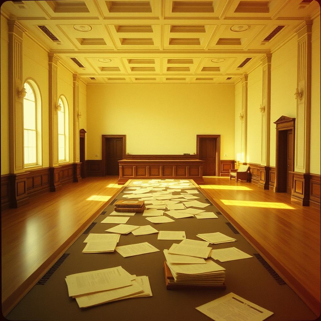 CALM IN THE COURTROOM by VJ the AiMan — cover artwork