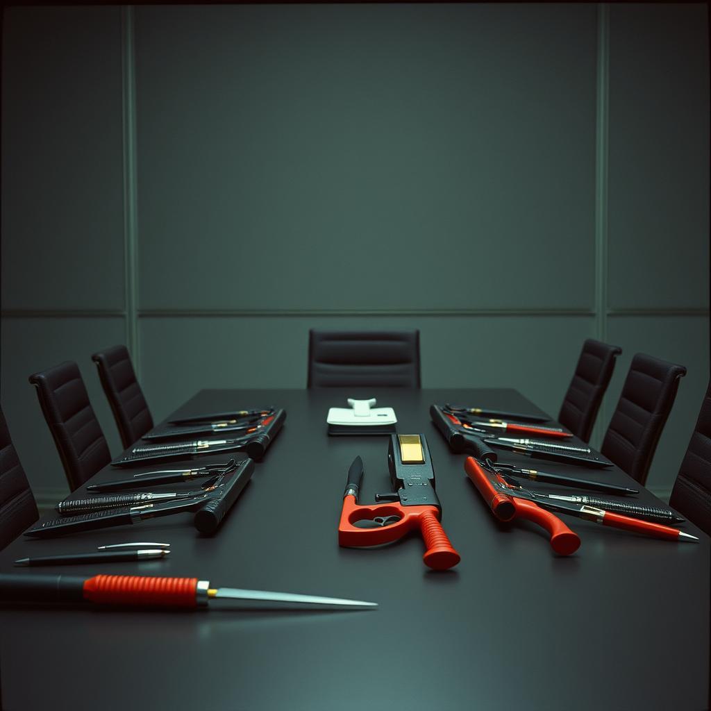 The Boardroom Backstab by VJ the AiMan — cover artwork