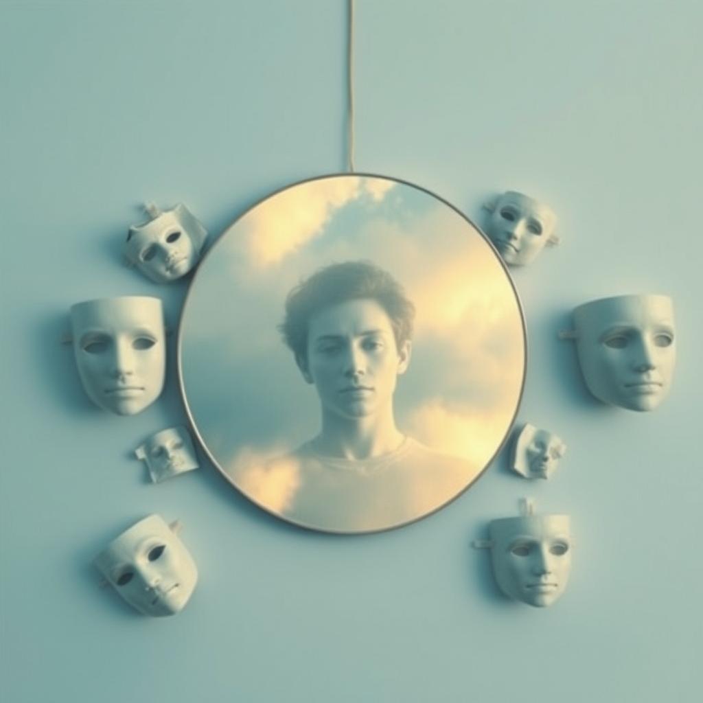 Mirror, Not the Mask by VJ the AiMan — cover artwork
