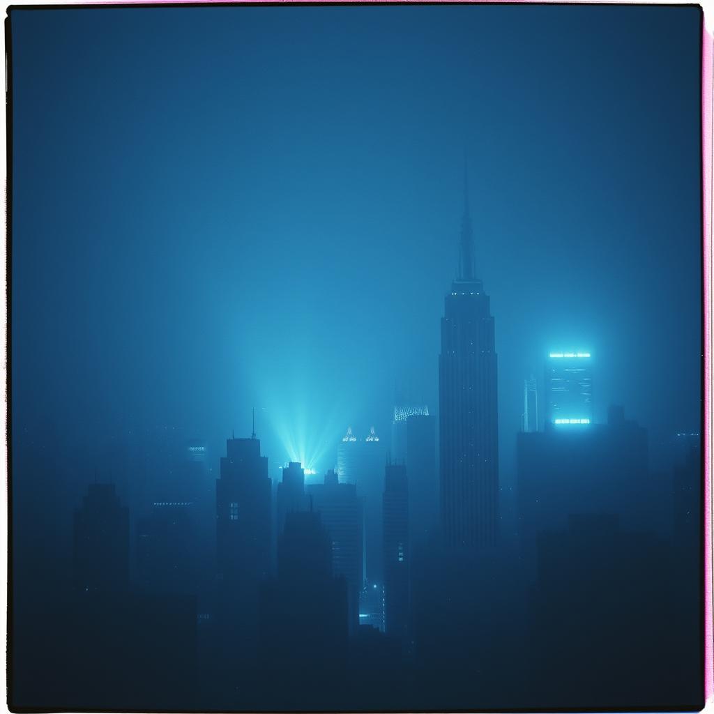 Neon Lights, Dark Shadows by VJ the AiMan — cover artwork