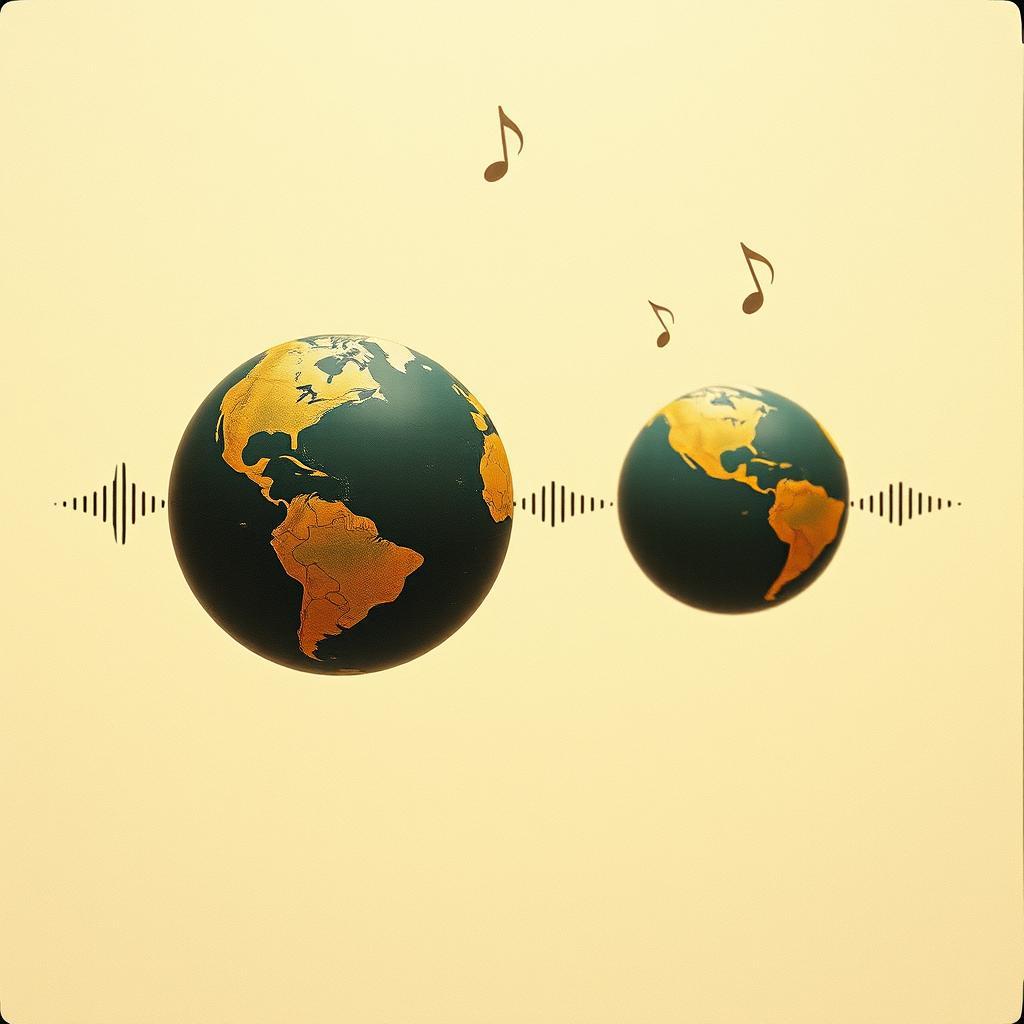 Echoes Across the Globe by VJ the AiMan — cover artwork