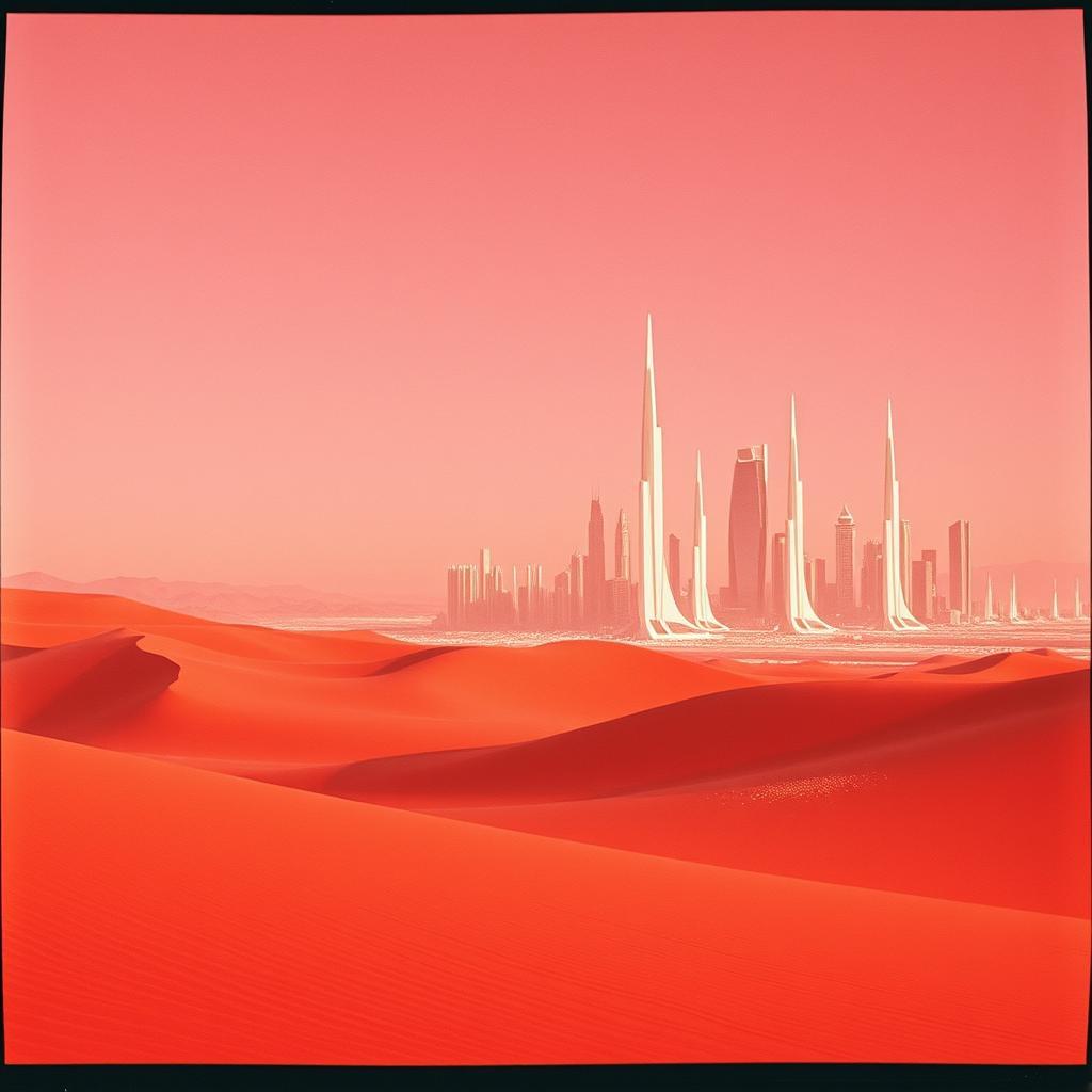 Red Sand, White Towers – رمال حمراء، أبراج بيضاء by VJ the AiMan — cover artwork