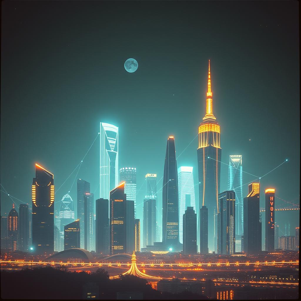 دبي الرقمية – المركز العالمي (Digital Dubai – Global Hub) by VJ the AiMan — cover artwork