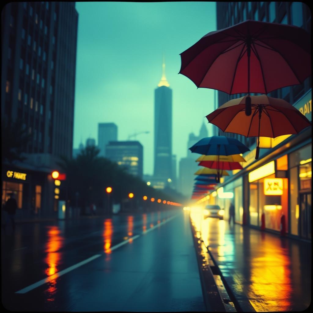 Rain and Resilience by VJ the AiMan — cover artwork