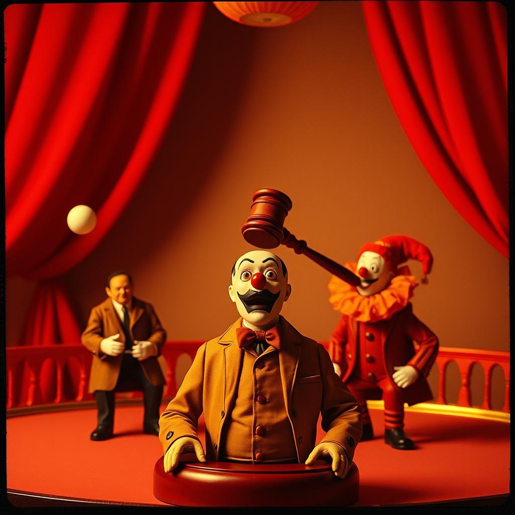 The Courtroom Circus by VJ the AiMan — cover artwork