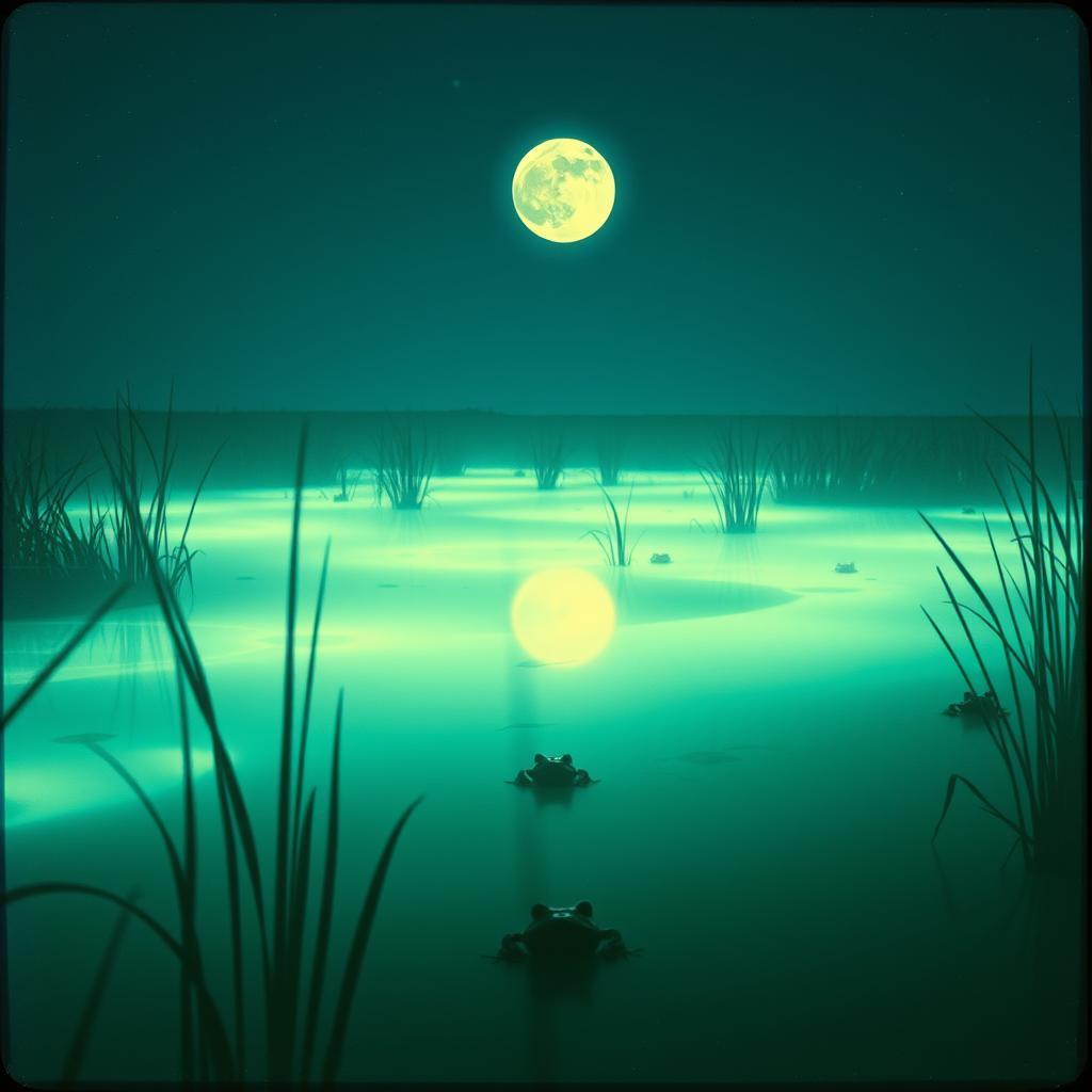 Moonlit Marsh by VJ the AiMan — cover artwork