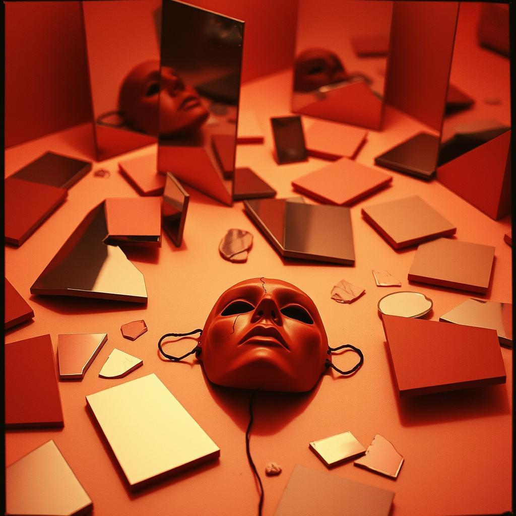 Burn the Mask, Show Your Face by VJ the AiMan — cover artwork