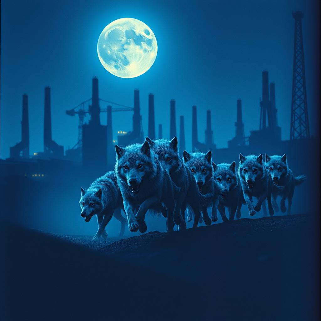 Night Wolves Run by VJ the AiMan — cover artwork