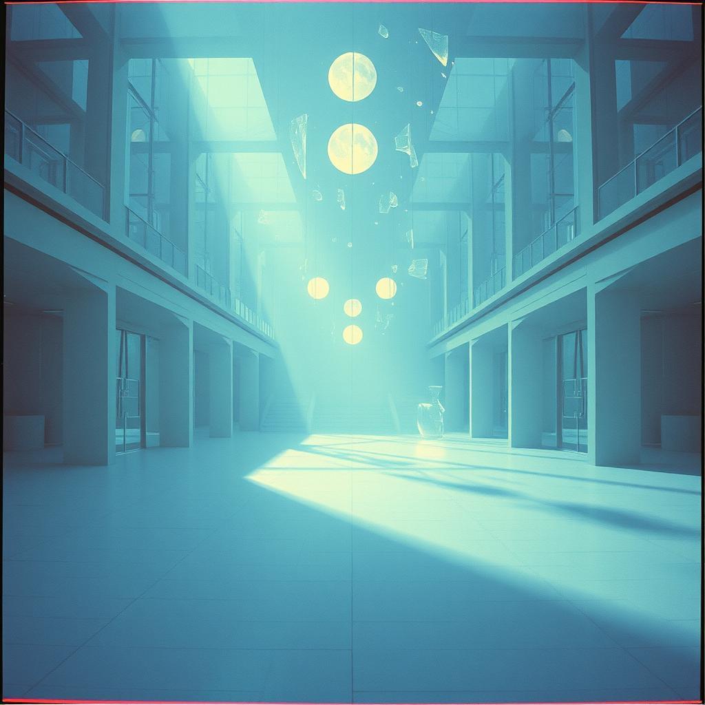 Echoes in the Atrium by VJ the AiMan — cover artwork