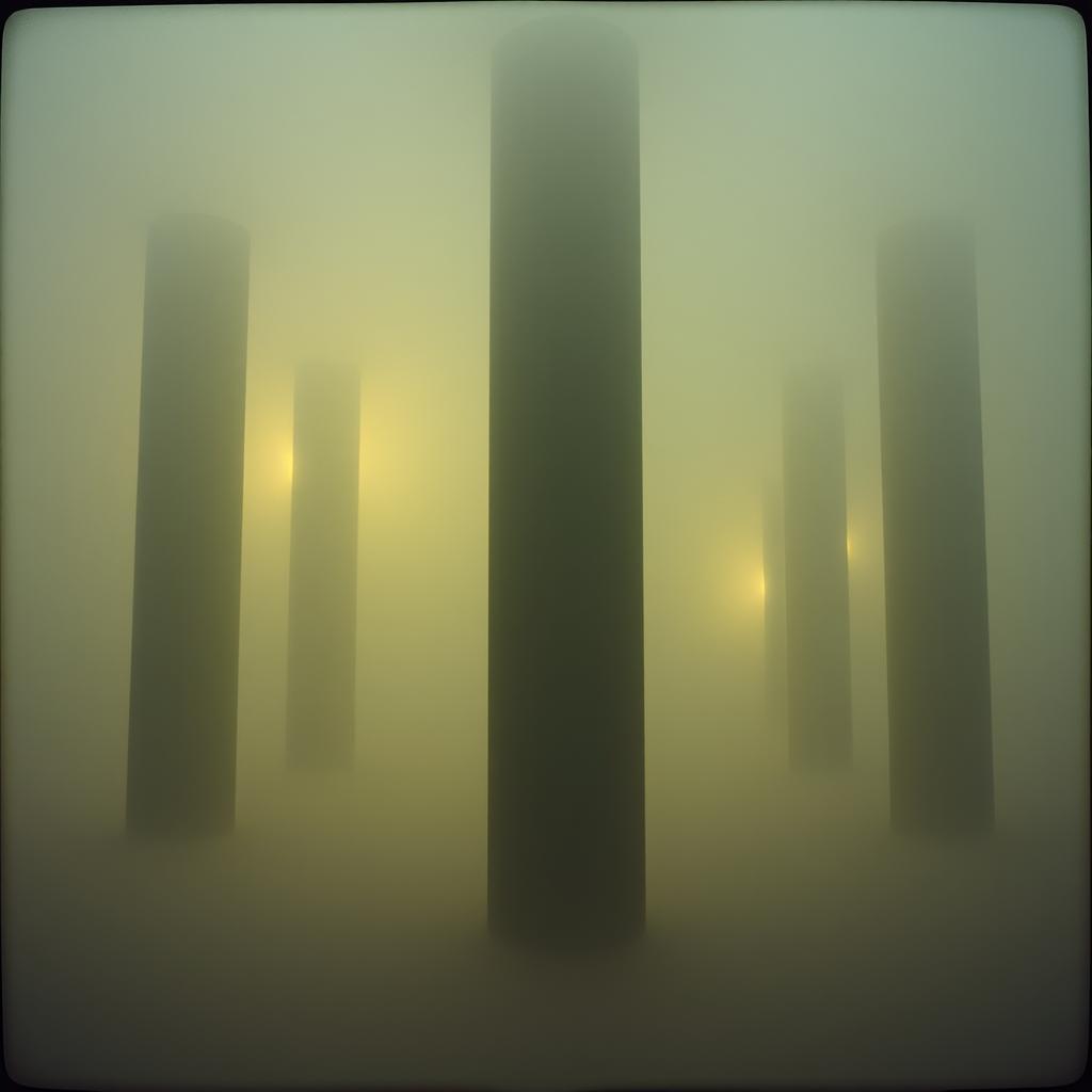 Columns in Fog by VJ the AiMan — cover artwork