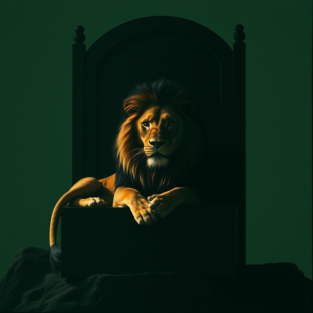 The Lion Doesn’t Flinch by VJ the AiMan — cover artwork