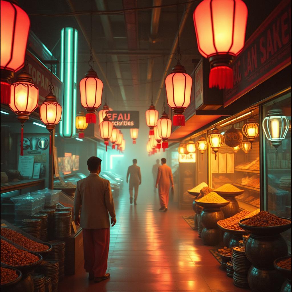 Neon Souks by VJ the AiMan — cover artwork