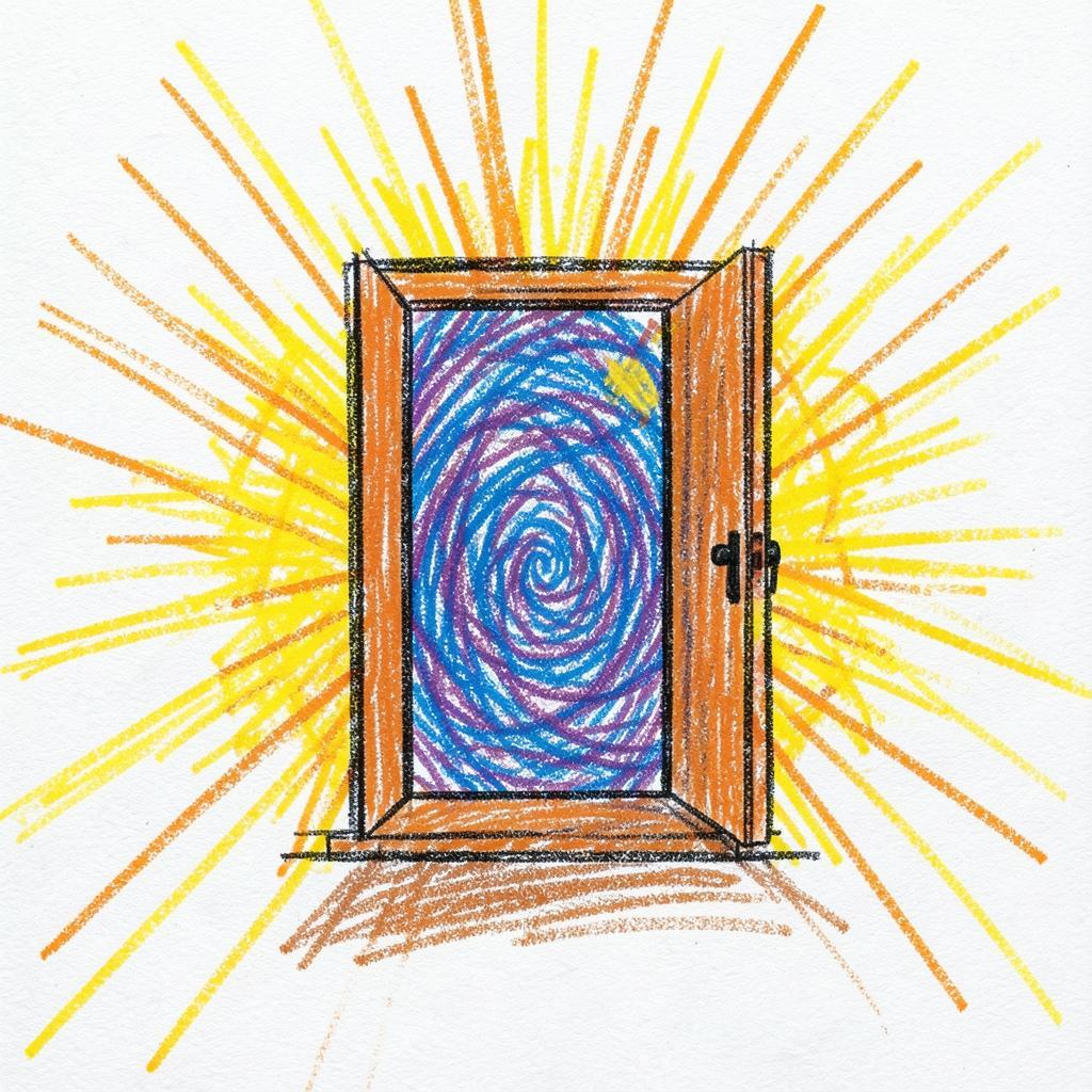 When the Door Opens | عندما يُفتح الباب by VJ the AiMan — cover artwork